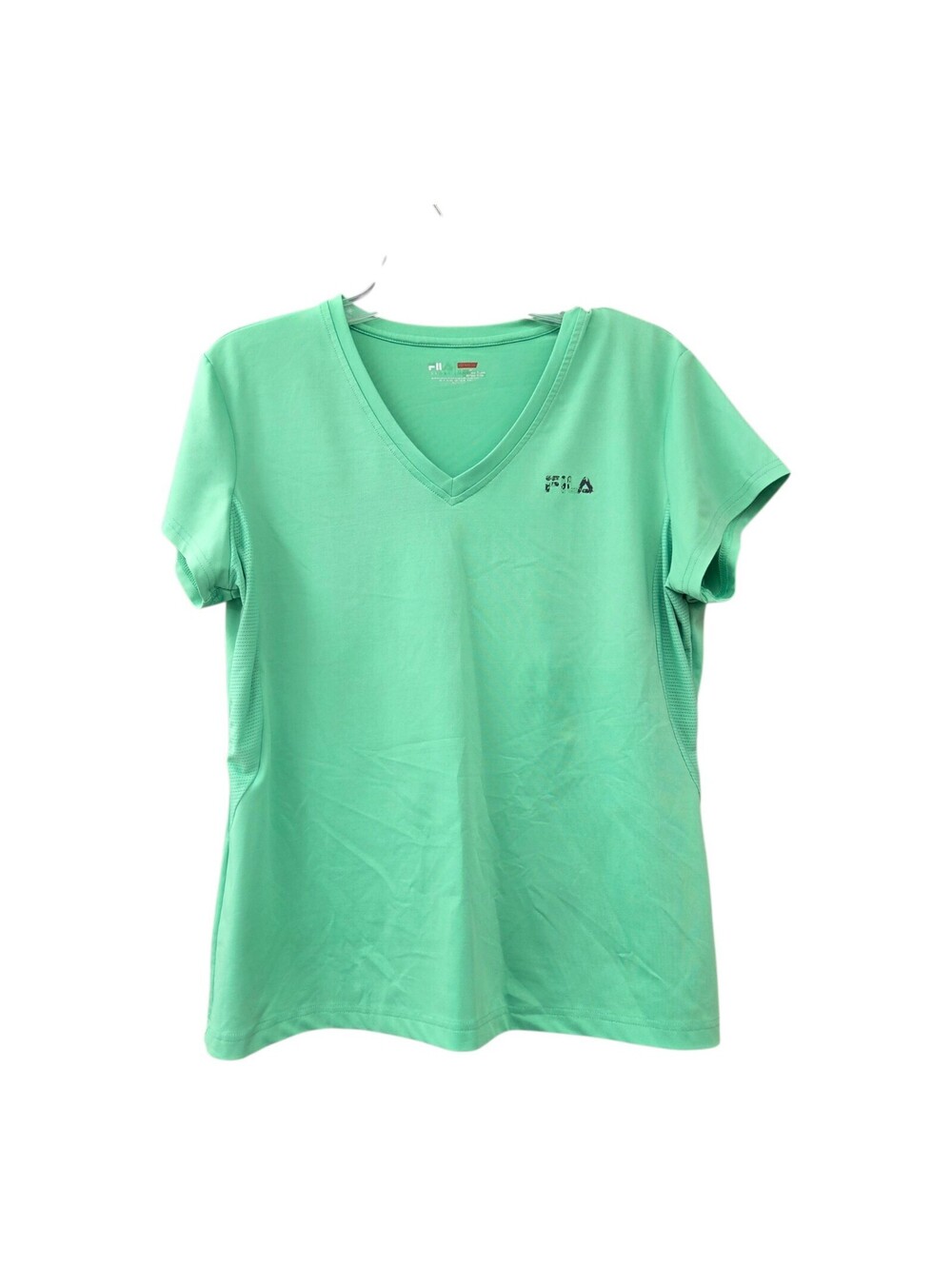Fila neon green workout tshirt women summer spring